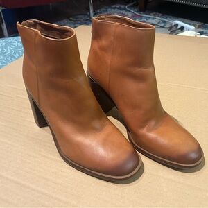 ANTONIO MELANI Brown Leather Ankle Boots